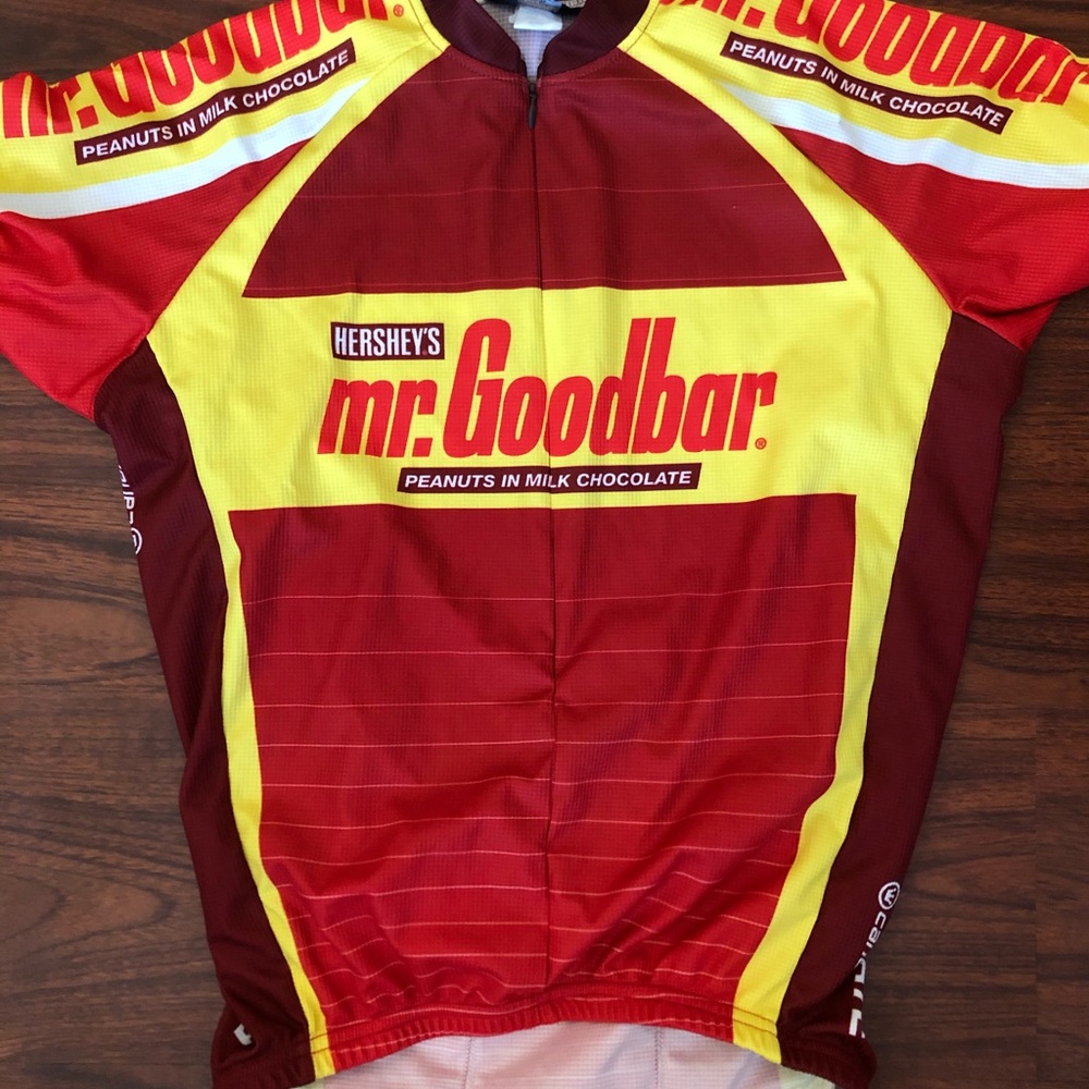 Mr. Goodbar cycling jersey
